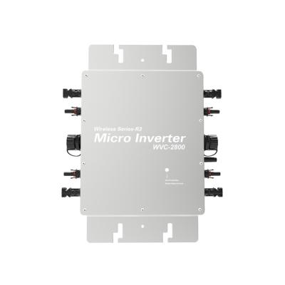 China Grid Tied DC Grid Connected Solar Micro Inverter Grid Connected Solar System WVC-2800 Inverter AC PV Module Mppt Ip65 High Frequency for sale