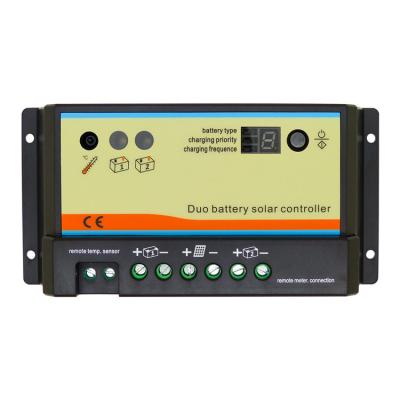 China Heater Controller China Supplier Lithium Ion Dual Battery Solar Water Charger Controller With Ubs for sale