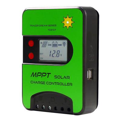 China Charging Method GCSOAR 400W 15A MPPT High Efficiency Controller 12 Work 24V Solar Panel Auto Charger Regulator Adjustable Parameter TD2107 for sale