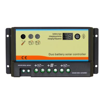 China High Efficiency Method EPIPDB-20A PWM Dual Battery Charger Charging Solar Controller Voltage Controller Use For Car Boats RVS for sale