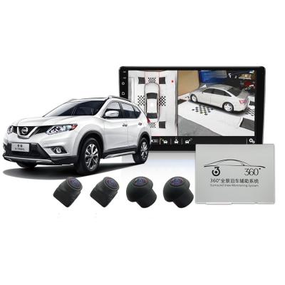 China 36VDC Bird View Car Camera Parking Sensor System Weatherproof 10in Split Screen for sale