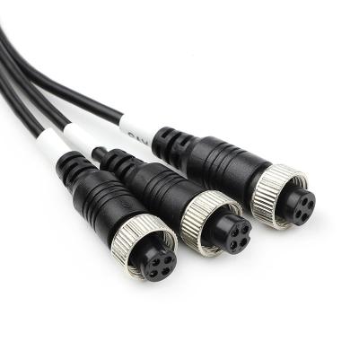 Chine unité centrale antidéflagrante de câble de vidéo d'extension de 8m 4 Pin Rear View Camera Cable imperméable à vendre