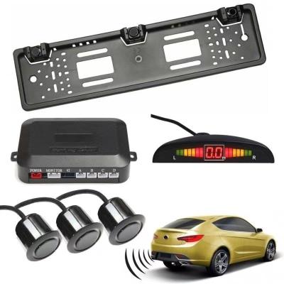 Chine 3 Parking Sensors LED Display Car Reverse Backup Radar System à vendre