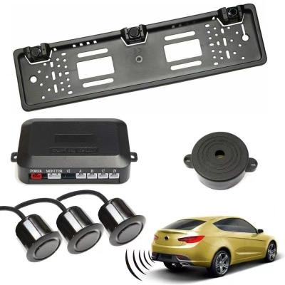 China Vehicle Reverse Backup Radar System with 3 Parking Sensors Distance Detection + Sound Warning for sale