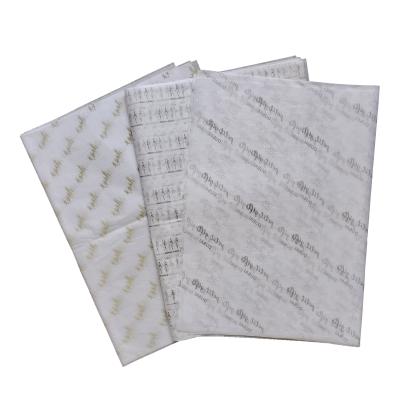 China Biodegradable White Biodegradable Tissue Paper Tissue Paper Custom Logo Anti-Curl Tissue Paper Big for sale