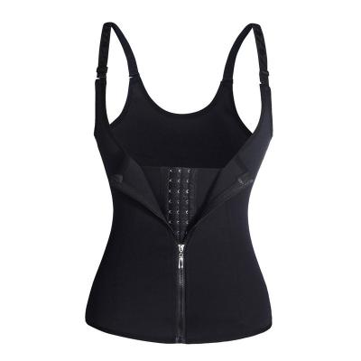 China Wholesale Antibacterial Zipper Type Women Abdomen Neoprene Patch Sweat Shapers 3 Layers for sale