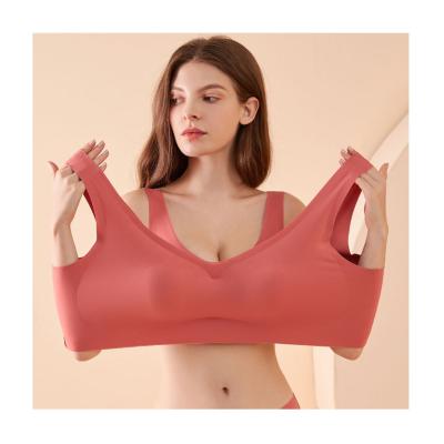 China Hot Sale QUICK DRY Full-cup Thin Section Plus Size Underwear Support Sports Yoga Bra for sale