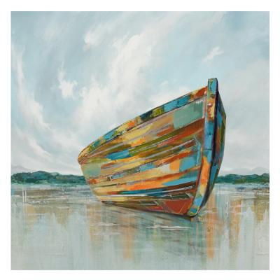 China Modern Hot Selling Boat Canvas Oil Painting Art for sale