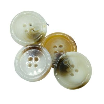 China Plant Stick Nickel Free Flower Button Clothing Buttons Resin Custom Button For Coat for sale