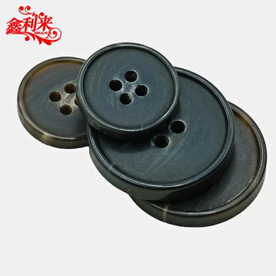 China Brown 2023 Nickel Free Matte Button Free Sample Custom 4 Holes ABS Resin Sewing Button Sewing 4 Holes Resin Button for sale