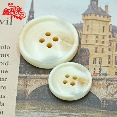 China Custom Engraved Plastic Resin Nickel Free Button For Shirts for sale