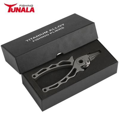 China Fishing Activities Titanium Alloy New 2022 Outdoor Fishing Pliers Fishing Press Pliers Accept Custom Gift Boxes for sale