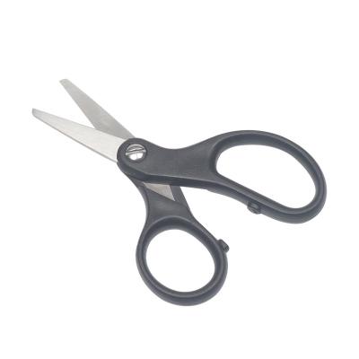 China OEM Outdoor Wholesale Portable Fishing Pliers Scissors 13.5cm Mini Fish Use Scissors with ABS Handle for sale