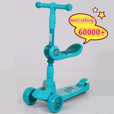 China China Factory Cheap Child Foot Scooters Child 3 Wheel Kids Scooter With Seat Ride On Car Scooter for sale