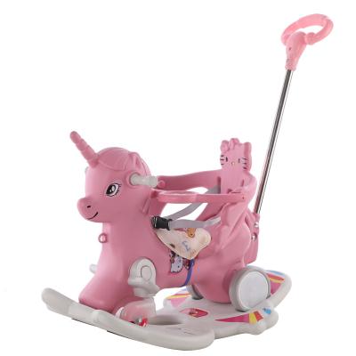 China Ride On Toy New Design Baby Rocking Horse Indoor Children Ride On Toy Horse For Kids Rocking Animal for sale