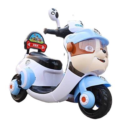 China Ride On Toy Patrol Motor Bike Cycle With Early Education Function, Anti Rollover Remote Control Toy Motorcycle With Music for sale