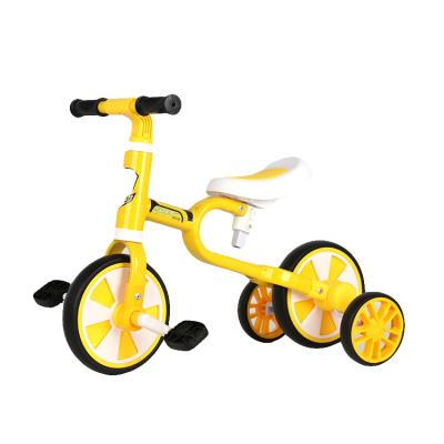 China Wholesale hot sale 3 wheel child stroller tricycle China factory spot tricycle children rides tricycle balance bike for sale