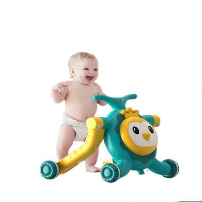 China Baby Walker Baby Scooter with Light and Music Hot Selling 4 in 1 Adjustable Baby Walker Baby Scooter 4 Wheels Baby Walker Music Walker Baby Walker Chair China for sale