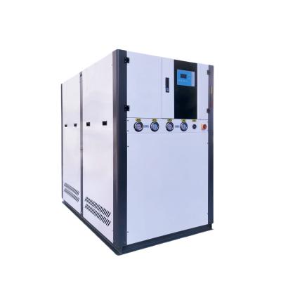 China Industry Process Cooling High Cooling Effect 100Kw 90kw 25 Ton Scroll Type Water Chiller with 3 Compressor System for sale