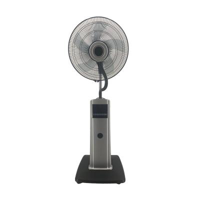 China Water Mist Fan Wholesale 16 Inch Stand Fan With LCD Screen Remote Control Indoor Ultrasonic Humidifier Air Cooling Jet Cooling Mist Fan for sale