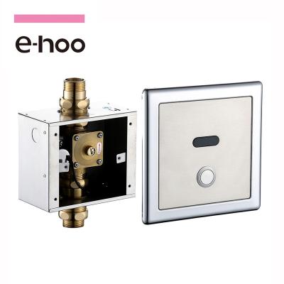 China Modern ehoo SF-88308AD concealed sensor toilet flush valve with manual option for sale