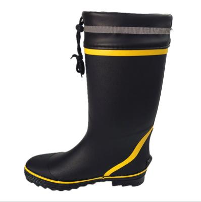 China Non Mesh Lining Shoes Safety Rain Soft Cloth Toe Cap Selling Rubber Boots for sale