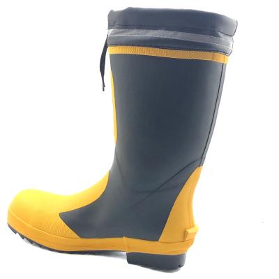 China With Steel Toe Cap And Steel Toe Cap And Steel Midsole From China Soft Fabric Mesh Lining Rubber Boots With Midsole Manufacturer for sale