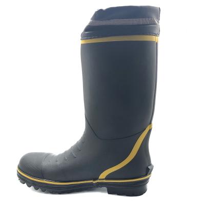 China Non Toe Cap Best Price Fabric Mesh Lining Boot Long Rubber Natural Soft Boots for sale