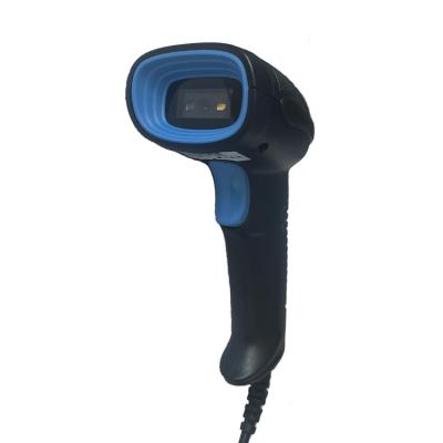 China Scanner Laser Barcode Scanner 1D 2D QR Cable Scanner 110mm for sale