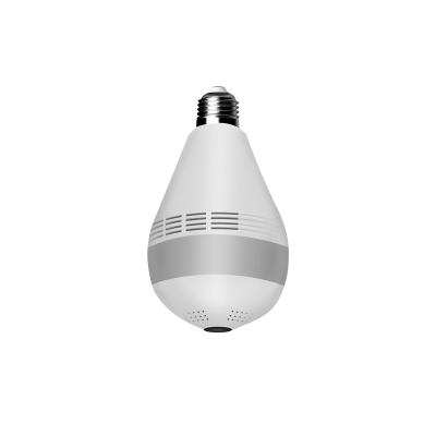 China Siren Built-in 960P 360 Degree Indoor Wifi VR Panoramic Bulb Led Lamp Night Vision Surveillance Light Bulb Video Camera for sale