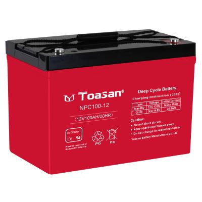 China The most powerful toys solar air to surface missile 100ah bettery sla 12v100ah deep cycle battery for sale