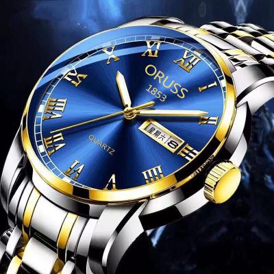 China Manufacturer New Style Stainless Steel Automatic Case Wrist Watch Manufacturer Date High Quality OEM Quartz Watches Men Wrist for sale