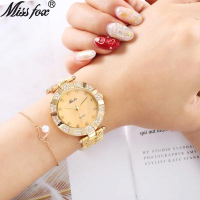 China Waterproof Women Watches 2020 Luxury Diamond Quartz Watch Ladies Rose Gold Stainless Steel Clock Dress Watch Ladies Brand for sale