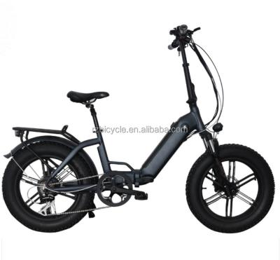 China Aluminum Alloy 20 Inch Electric Bike 250W 500W Electric Motor Folding Tire City Bike Electric Bicycle for sale