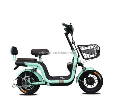 China 350W Carbon Fiber Electric Bicycle Two Wheels Electric Bike 25km/h Moped With Pedal for sale