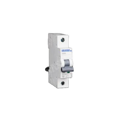 China Manufacturer of B 3SB6 SASSIN Miniature Circuit Breaker MCB for Short Circuit Protection for sale