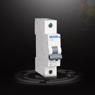 China 3SB6 SASSIN Miniature Circuit Breakers MCB 6kA AC 230V/400V for sale