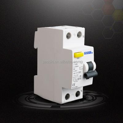 China 3SL71 SASSIN 230V AC RCCB Residual Current Circuit Breaker 10KA for sale