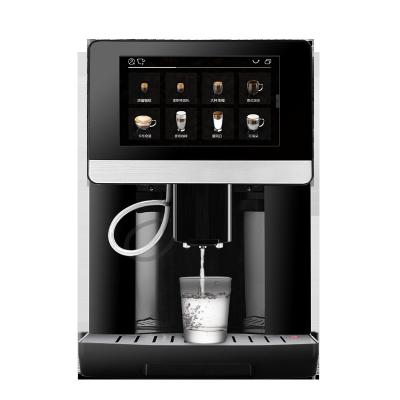 China 220V Hotel Milk System Fully Commercial Automatic Color Touch Screen Professional Coffee Maker Machine for sale