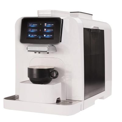 China Professional Fully Automatic Coffee Maker LCD Touch Screen Display Espresso Coffee Maker Machine with Grinder for sale