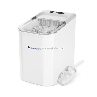 China Hotel Best Selling Countertop Portable Home Ice Maker With Ice Making 26 Pounds / 24 Hours for sale