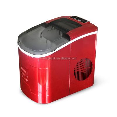 China Latest Compact Design Hotel Factory Direct Sale Mini Portable Home Use Countertop Ice Maker with 26lbs per day for sale