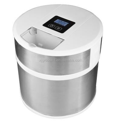 China Easy Operate Household Electric Digital Ice Cream Machine Small Mini 1.5L Home Ice Cream Maker for sale