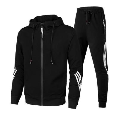 China Jogging Logo Cotton Sports Mens Jogger Sweat Suit Custom Gym Hoodies Tracksuits Set Mens Hoodies Set 2 Pcs Tracksuit For Men for sale