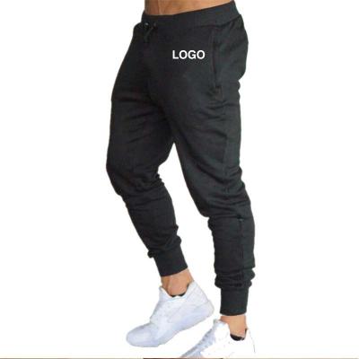 China Breathable Feet Single Rope Link Fitness Pants Logo Sports Men Joggers Gym Custom Jogging Running Training Pants for sale