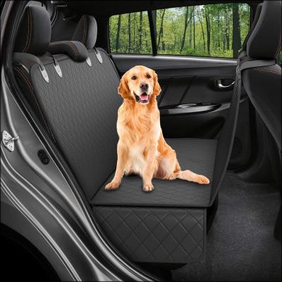 China Travel Dog Seat Cover Back Protector Waterproof Scratchproof Non-Slip Hammock for Dogs Backseat Protection Against Dirt and Pet Fur for sale