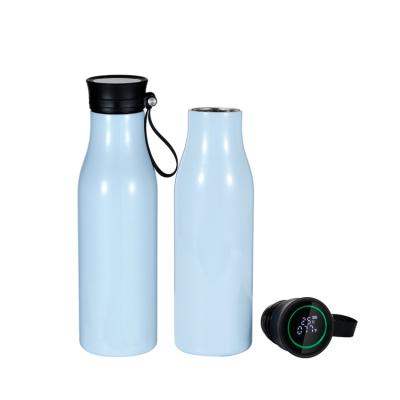 China Sustainable Hot Sale Customized Double Wall Drinking Heat Insulated Stainless Steel Metal Sport Water Bottles Mug With Custom Logo for sale