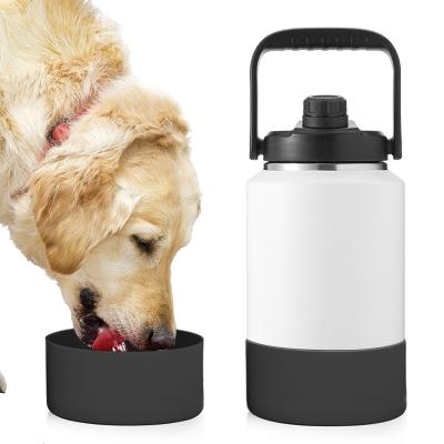 China China Factory Direct Viable Leakproof Stainless Steel 1L Vacuum Insulated Beer Shaker, Shaker Water Bottle With Dog Bowls for sale