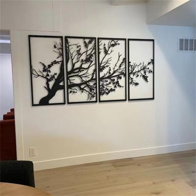 China New eco-friendly and conveniently modern and simple wall hanging decoration silhouette decoration home accessories to customize for sale