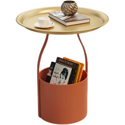 China High Quality Eco-friendly Design Small Cheap Round Noval Movable Side Table for sale